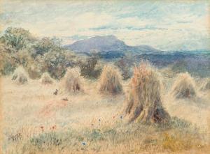 BURTON William Paton 1828-1883,Harvest Time in Surrey,Rowley Fine Art Auctioneers GB 2018-06-05