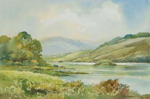 BURTONSHAW Keith 1930-2008,RIVER REFLECTIONS,Ross's Auctioneers and values IE 2024-03-20