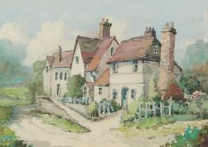 BURTONSHAW Keith 1930-2008,THE OLD FARMHOUSE,1960,Ross's Auctioneers and values IE 2024-03-20