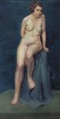 burwinkle 1900-2000,A nude seated on a table,1921,Christie's GB 2005-02-01