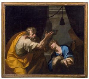 BUSCA Antonio 1625-1686,Ésaü et Jacob,Pierre Bergé & Associés FR 2016-12-20