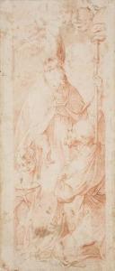 BUSCA Antonio 1625-1686,A Bishop Giving Alms to a Beggar,Swann Galleries US 2007-01-29