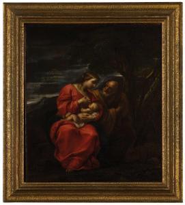 BUSCA Antonio 1625-1686,Riposo durante la fuga in Egitto,Wannenes Art Auctions IT 2018-11-29