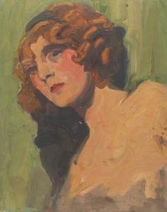 BUSCH Hans 1889-1955,Portrait of a woman,Aspire Auction US 2021-04-17