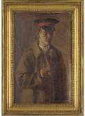 BUSH Harry 1883-1957,Self portrait, three-quarter-length, in uniform, s,Christie's GB 2006-09-06