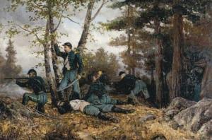 BUSH Richard James 1843-1914,The Skirmish,1882,Christie's GB 2007-06-20