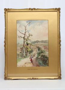 BUSHBY Thomas 1861-1918,Fagley Near Bradford,1890,Hartleys Auctioneers and Valuers GB 2019-11-27