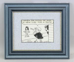BUSHMILLER, Ernie 1905-1982,a comic sketch,1930,888auctions CA 2021-06-24