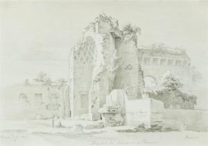BUSSE Georg Heinrich 1810-1868,Der Tempel der Venus in Rom,Lempertz DE 2023-11-18