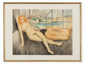 BUSSE Lilja 1897-1958,Two Reclining Nudes,1924,Auctionata DE 2016-09-19