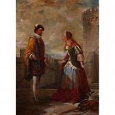 BUSSEY Reuben,A historical scene with a lady and a gentleman on ,Woolley & Wallis 2018-09-11