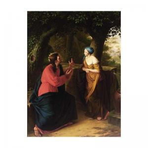 BUSSLER Ernst Friedrich 1773-1840,christ and the woman of samaria,Sotheby's GB 2001-11-06