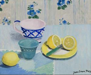 BUSSY Jane Simone 1906-1960,Nature morte aux citrons,Piguet CH 2021-09-22