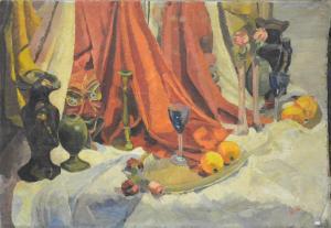 BUSTIN Jane 1964,Nature morte aux fruits,Rops BE 2018-07-09