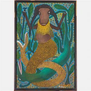 BUTEAU Gelin 1954-2000,Mermaid with Cow Head,Gray's Auctioneers US 2022-06-29