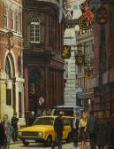BUTLER 1900,A London street scene,20th century,Bellmans Fine Art Auctioneers GB 2023-01-17