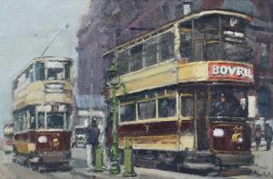 BUTLER Antony 1927-2010,Trams - Lime Street, Liverpool, 1934,Peter Wilson GB 2020-07-02