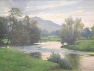 BUTLER C.E,sunset on the river Derwent,Fieldings Auctioneers Limited GB 2013-01-12