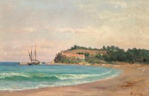 BUTLER CLARENCE LA VERNE 1850-1925,The Shore,Neal Auction Company US 2018-09-16