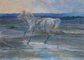 BUTLER Elizabeth,"Adrift", a riderless horse on a battlefield,1912,Martel Maides 2013-04-24