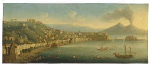 BUTLER Gaspar 1718,Naples with the Riviera di Chiaia from the strada ,1817,Christie's GB 2019-12-03