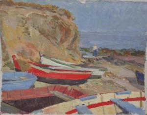 BUTLER George 1904-1999,Boats on a Beach,Criterion GB 2023-03-01