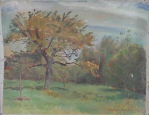 BUTLER George 1904-1999,Landscape with Tree,1947,Criterion GB 2023-03-01