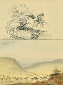 BUTLER Henry Captain 1835-1850,South African Sketches,1841,John Nicholson GB 2022-02-09