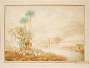 BUTLER Henry Captain,Venezuelan scenery. A Mission Village in the Valle,1843,Rosebery's 2021-03-23