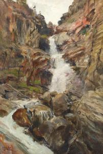 Butler Howard Russell 1856-1934,The Waterfall,Bonhams GB 2023-02-07