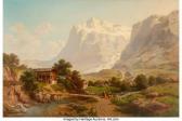 BUTLER JOSEPH NIKOLAUS,A farm in the Alps,1866,Heritage US 2021-11-11