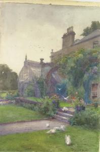 BUTLER Mildred Anne 1858-1941,Doves outside the Conservatory, Kilmurry,Christie's GB 2004-05-14