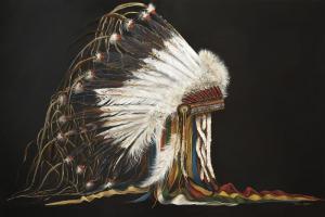 BUTLER Sharon,Indian headdress,John Moran Auctioneers US 2016-04-16