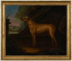 BUTLER Thomas 1730-1760,Portrait of the Terrier Snap,Brunk Auctions US 2019-11-09