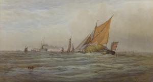 Butt James Henry,Hay Barge and Steam Ships on the River Thames,David Duggleby Limited 2018-01-20