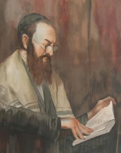 BUTTERFIELD Francis 1905,Portrait of a Rabbi,1970,Ro Gallery US 2018-09-28