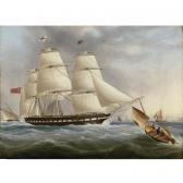 BUTTERSWORTH James Edward 1817-1894,a three-masted ship off dover,Sotheby's GB 2006-05-24