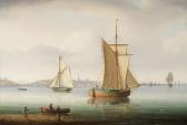 BUTTERSWORTH Thomas 1768-1842,A barge and other shipping off Hoorn,1795,Bonhams GB 2013-10-02