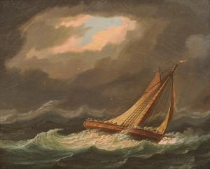 BUTTERSWORTH Thomas 1768-1842,Ship in Stormy Sea,Grogan & Co. US 2023-05-06