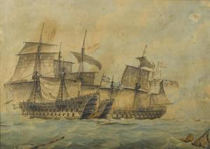 BUTTERSWORTH Thomas 1768-1842,The battle of Cape St. Vincent,Bonhams GB 2016-01-28