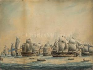 BUTTERSWORTH Thomas 1768-1842,The Spanish prizes taken at the Battle of Cap,1797,Charles Miller Ltd 2023-04-25