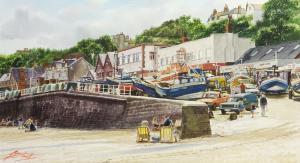 BUTTERWORTH Geoff 1952,'The Heat of the Day' Filey Coble Landing,David Duggleby Limited 2018-12-07