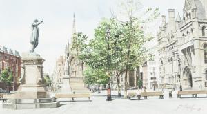 BUTTERWORTH Geoff 1952,In Albert Square, Manchester,Capes Dunn GB 2018-07-10