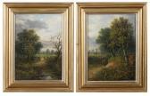 BUTTERY Edwin 1839-1908,Zwei Landschaften,Wendl DE 2021-03-06