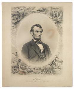 BUTTRE John Chester 1821-1893,Abraham Lincoln,Swann Galleries US 2014-11-25