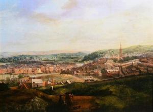 BUTTS John 1728-1765,A View of Cork from Audley Place,1750,Morgan O'Driscoll IE 2023-04-24