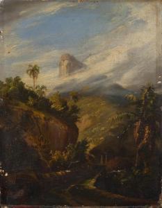 BUVELOT Abraham Louis,Rio de Janeiro, Corcovado,1848,Beurret Bailly Widmer Auctions 2024-03-20