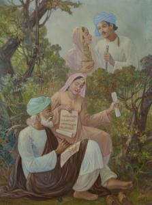 BUX Ustad Allah 1895-1978,Untitled (Heer and Ranjha),Christie's GB 2023-03-22