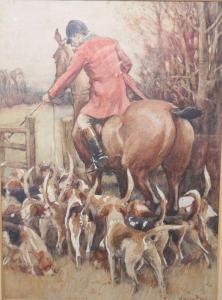 BUXTON Robert Hugh 1871-1965,Hunting scene,The Cotswold Auction Company GB 2023-01-24