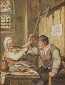BUYS Jacob 1724-1801,A tavern interior with peasants seated at a table;,1777,Bonhams GB 2008-04-23
